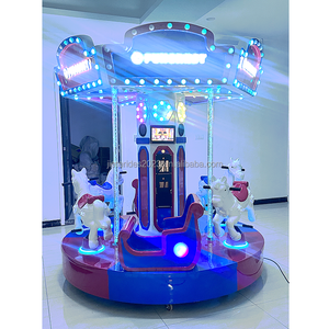 Cheval de carrousel d'<span class=keywords><strong>occasion</strong></span> pour enfants, à monnayeur, ornement de fête <span class=keywords><strong>foraine</strong></span>, à vendre - Product Image 5