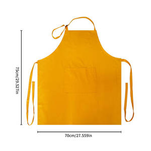 Delantales de Cocina de Poliéster de Color Liso a Precio Mayorista para el Hogar y Restaurantes - Product Image 1