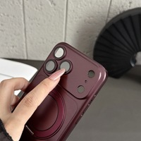 Étui de téléphone magnétique anti-chute avec support pivotant à 360 degrés pour iPhone 18 PROMAX, étui de téléphone TPU PC
