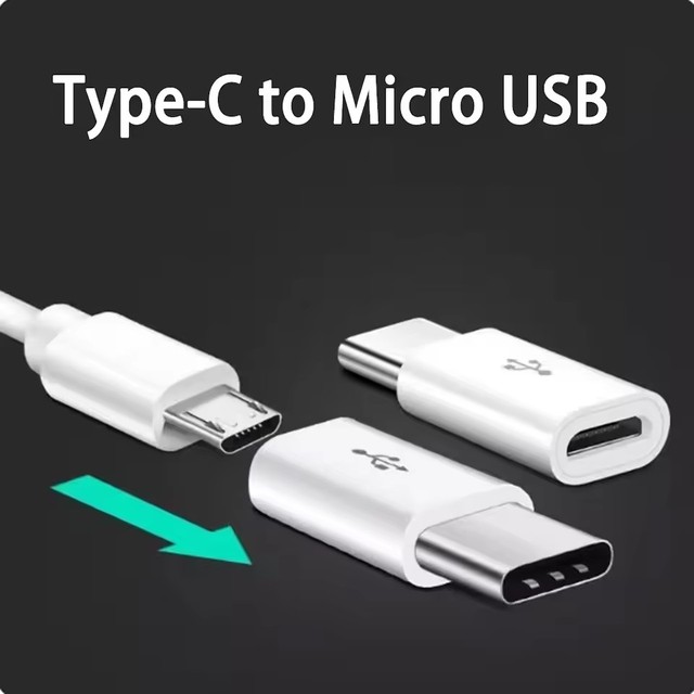SmartphoneType-c to Micro USB Adapter For Android Mobile Mini Type-C V8 Jack USB C Connectors OTG Converter
