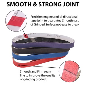 Bền 1x30 inch gốm Zirconia 25x762 mét dao mài chà nhám thắt lưng 80-5000 <span class=keywords><strong>Grit</strong></span> Sander vành đai cho Dao đánh bóng kim loại - Product Image 4