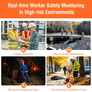 Fall Detection SOSアラームSMS通知機能付きWiFi GPS 4G対応スマートウォッチ屋外用 - Product Image 4