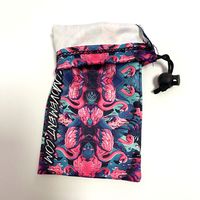 Pochette à cordon en microfibre douce de haute qualité pour lunettes et téléphone, avec logo imprimé – Collection 2026