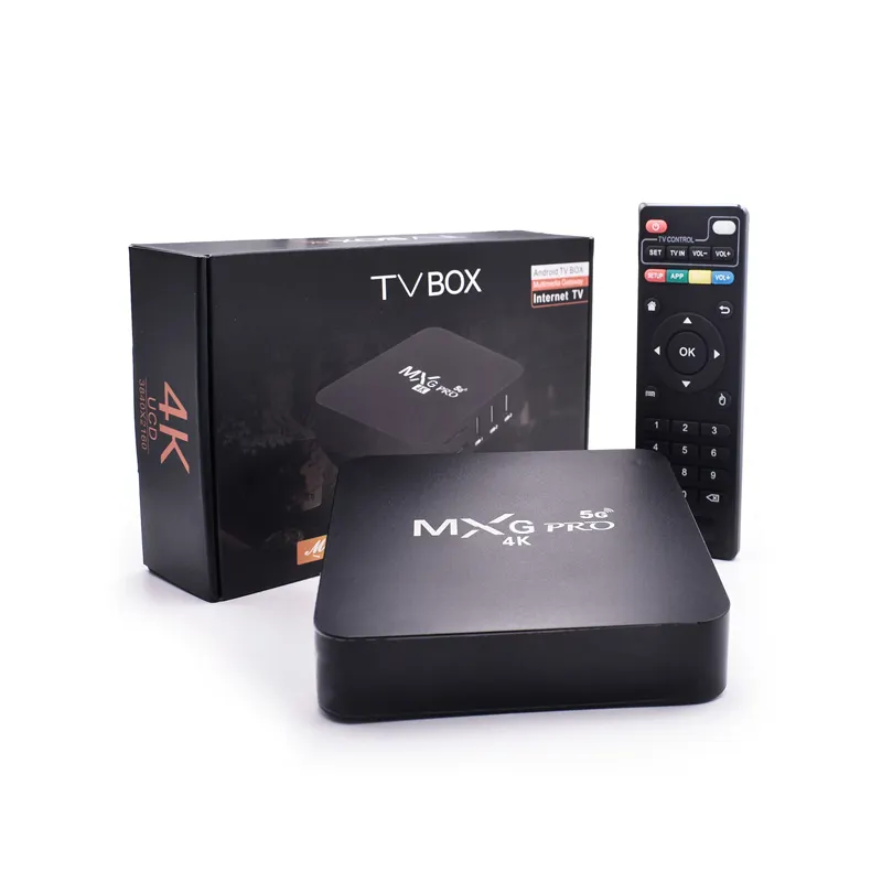 הזול ip טלוויזיה תיבת MXG פרו 5G 4G 32GB 128GB אנדרואיד 11 4K חכם טלוויזיה תיבת מסין