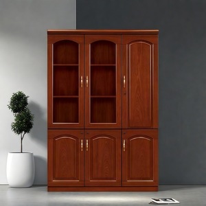 Hiện đại rắn gỗ văn phòng sơn Tủ Sách tầng tủ hồ sơ với ngăn kéo có thể điều chỉnh và khóa lưu trữ dữ liệu tủ - Product Image 4