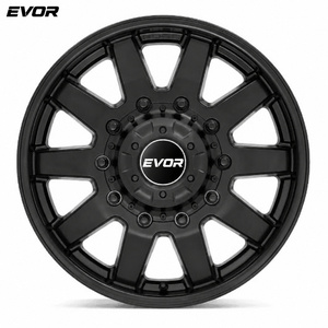 Jantes EVOR 20-30 pouces Noir Satiné 8x6.5 8x180 8x200 8x210 10x225 <span class=keywords><strong>Camion</strong></span> pour Ford Chevrolet GMC RAM Roues Forgées - Product Image 5