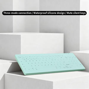 Nuevo Kit de Teclado de Membrana de Aluminio, Tres Modos, Resistente al Agua, para Diferentes Idiomas, HengYu C96-rosa - Product Image 5