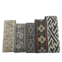 5CM Ethnic Style Embroidery Jacquard Webbing for Bag Straps Musical Instrument Straps Hat Decorative Accessories