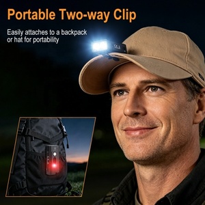 Lampe torche LED multifonctionnelle rechargeable, petite lampe torche à clé, super lumineuse, portable, compacte, plate, mini lampe torche pour le <span class=keywords><strong>camping</strong></span>, la randonnée - Product Image 4