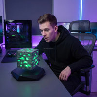 Support d'affichage de lampe en forme de cube magique à lévitation magnétique personnalisé pour la décoration de cadeaux