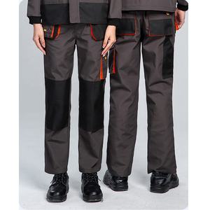 コットンとポリエステルの労働制服電気ワークショップ耐性マルチポケットメカニックのオーバーオール制服 - Product Image 4