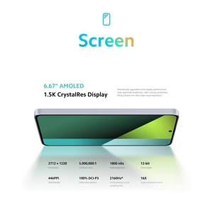 Redmi Note <span class=keywords><strong>13</strong></span> Pro 5G รุ่น Global ขายส่ง สมาร์ทโฟน Octa Core LTE หน้าจอ AMOLED 6.67 นิ้ว 120Hz Snapdragon 700 Series 5G - Product Image 6