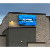 Layar LED Kabinet Luar Ruangan Full Color 960x960 dengan Bukaan Belakang P3 P4 P5 P6 P8 P10 Video Wall LED