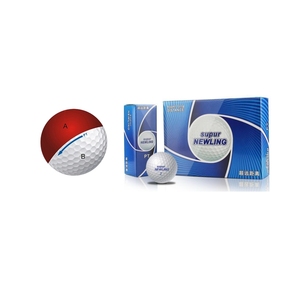 Двухслойные турнирные мячи для гольфа с логотипом на заказ, премиальные пустые двухсекционные мячи для гольфа на большие расстояния - Product Image 6