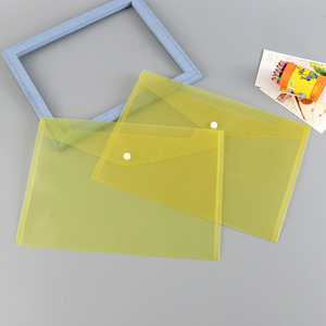 Tùy chỉnh nhựa trong suốt A5/A4 túi tài liệu với Snap Nút rõ ràng tập tin ví cho các trường học thư mục tài liệu PP phong bì túi - Product Image 6