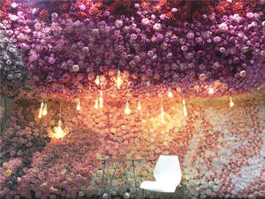 L06417 Ensemble de thèmes de mariage, magnifique décoration de mariage, arches, fleurs colorées, rangée de boules, centre de table de mariage, fleur - Product Image 3