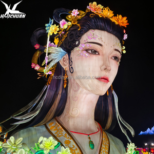 Nhân vật nổi tiếng làm bằng lụa và đèn lồng vải thần thoại Truyền Thống Trung Quốc - Product Image 6