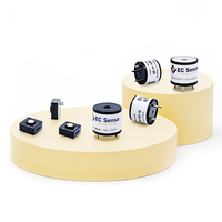 Capteur de gaz ammoniacal (NH3) haute précision EC Sense ES4-NH3 en plastique ABS pour l'analyse et la détection des gaz dans les élevages et le traitement des eaux usées