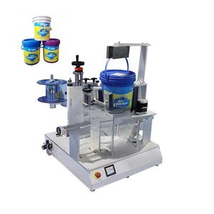 5 gallon giảm dần xô Máy dán nhãn cho gallon vòng có thể Máy tính để bàn labelling máy cho 10 xả rác nước gallon - Product Image 6
