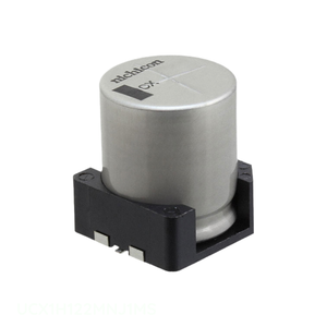 Condensateur à montage en surface Manufacturer Channel 1200 uF CAP ALUM 1200UF 20% 50V SMD UCX1H122MNJ1MS - Product Image 1