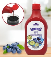 Vente directe usine : Sauce saveur fraise 680ml Anran, ingrédient sucré non laitier pour pâtisserie, confiserie, garniture et bubble tea