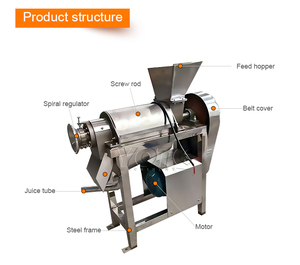 Machine industrielle de pressage et de pulpage de fruit de la passion avec moteur 220V, haute productivité - Product Image 2