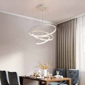 <span class=keywords><strong>Lampadario</strong></span> <span class=keywords><strong>a</strong></span> Sospensione LED Circolare di Design Moderno per Casa e Hotel - Product Image 5