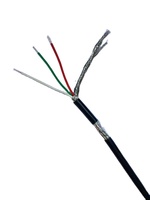 Câble blindé en fil de cuivre 300/500V 2/3/4/5/6/7/8/10 noyaux fil de Signal de contrôle en PVC en cuivre étamé