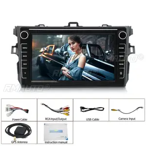 Lettore multimediale GPS Android 2 Din da 9 pollici per Toyota Corolla E140 E150 GPS lettore multimediale Android