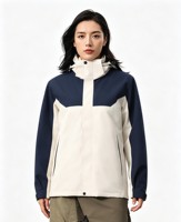 Veste d'hiver imperméable coupe-vent à capuche, marque unisexe 3 en 1 pour le ski, le snowboard, la pêche, l'équitation, la chasse et la navigation