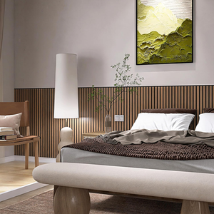 Panneaux acoustiques modernes Kasaro Fashional, insonorisés, en bois massif, Akupanel, à lattes, pour usage de bureau, décoration intérieure, mur - Product Image 3