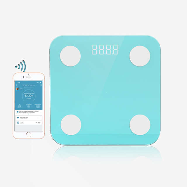 Clear Display Smart Care Weight Machine Accurate Smart Scale Smart Body Fat Scale with App