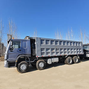 Truk Tipper Bekas 6X4 8X4 Diesel Setir Kiri Camion Benne Dijual Gratis Ongkir - Product Image 3