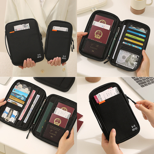 Nueva Llegada: Estuche Portátil <span class=keywords><strong>Impermeable</strong></span> para Tarjetas y Pasaportes, con Bloqueo RFID, Protege Documentos de <span class=keywords><strong>Viaje</strong></span> - Product Image 4