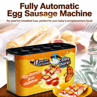 Machine à petit-déjeuner électrique en acier inoxydable, appareil à omelettes, machine automatique à rouleaux d'œufs
