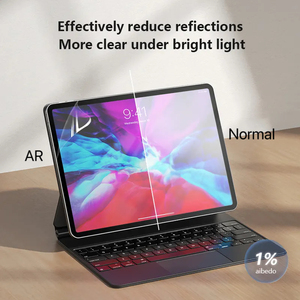 ฟิล์ม PET ป้องกันรอยขีดข่วนกันรอยขีดข่วนกันสะท้อนความโปร่งใสสูงป้องกันหน้า<span class=keywords><strong>จอ</strong></span> AR สำหรับ <span class=keywords><strong>iPad</strong></span> 10.2 10.9 11นิ้ว - Product Image 3