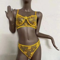Hot Selling Comfortabele Dames Sexy 2-delige Bikini Zomer Ademende Luxe Holle Kanten Nachtkleding