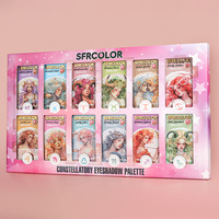Palette de fards à paupières en papier Douze Constellations, haute qualité, haute pigmentation, nouveau design, marque privée, vente en gros OEM ODM S.f.r Color