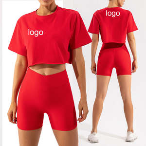 Camiseta Deportiva Holgada de Manga Corta para <span class=keywords><strong>Yoga</strong></span>, Danza, Deportes al Aire Libre, Running y Fitness - Product Image 1