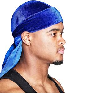 Nouveau Turban <span class=keywords><strong>Bandana</strong></span> en Velours Durable, Design Chapeau Pirate à Nouer, pour l'Extérieur, <span class=keywords><strong>Chimiothérapie</strong></span> & Durag - Product Image 2