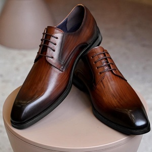 Nouvelles Chaussures Oxford Décontractées en Cuir Blanc pour Hommes, Style 2024, Rehaussantes, Idéales pour l'École et les Mariages - Product Image 2