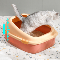 Toilette de nettoyage pour animaux de compagnie PP Matériel Litière pour chat Accessoire