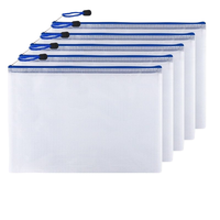 X515 Bolsa de documentos de PP con cierre de cremallera personalizada, precio de fábrica, funda de plástico para archivos, sobre, carpeta escolar A4 A5 A3 B4, caja de archivo con patrón