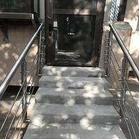 Modernes Sicherheits-Außendeck-Drahtseilgeländer Edelstahl-Kabelbalustrade-Set System Verstellbar Hochwertig Einfache Installation