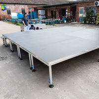 Équipement d'éclairage de scène, plateforme de scène en aluminium, système de sonorisation pour spectacle sur scène