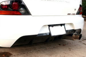 ناشر هواء خلفي من ألياف الكربون بتصميم JDM OEM يناسب سيارات إيفولوشن EVO 9 موديلات 2005-2007 - Product Image 3