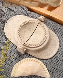 Ensemble de presse Empanadas 3 tailles, moule de presse pour boulettes de <span class=keywords><strong>paille</strong></span> de blé naturel - Product Image 3