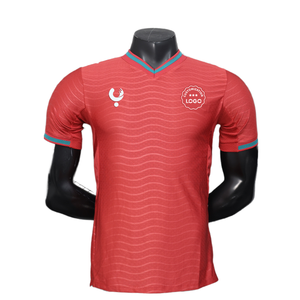 25-26 Oyuncu Edisyonu Popüler Erkek Yazlık Futbol Forması Yüksek Kaliteli File Hızlı Kuruyan Nefes Alabilen %100 Polyester Bisiklet Yaka - Product Image 1