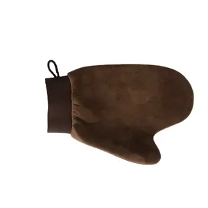 Brown SelfTan Application Mitt With Thumb Tanning Mitt With Elastic Wristband