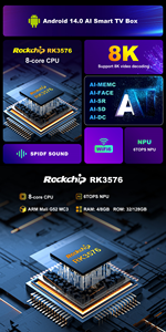 H96 STB 4K อินเทอร์เน็ตสตรีมมิ่งพรีเมี่ยม Google Android 12 <span class=keywords><strong>Fire</strong></span> TV Stick ยุโรป France Germany sweduk จัดส่งฟรี - Product Image 6